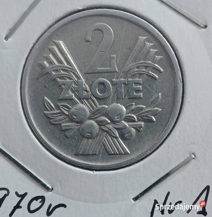 2 Złote Jagody 1970 r wypukła data Konin