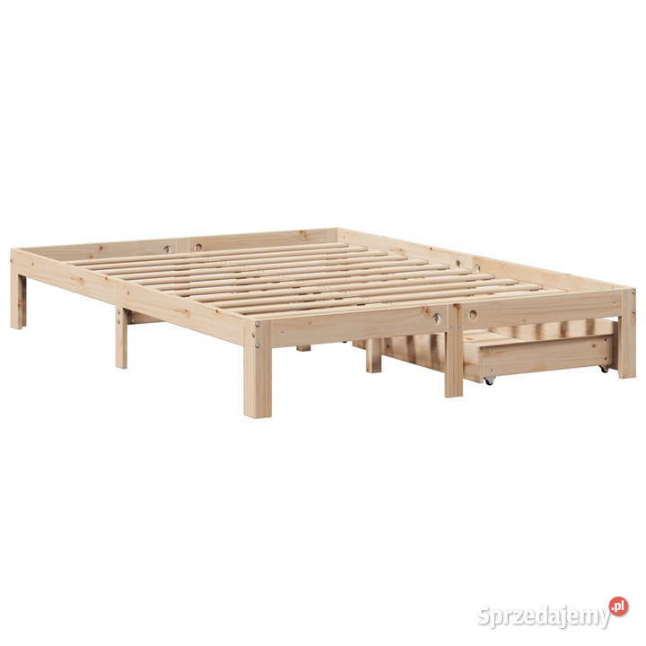 Rama łóżka z szufladami sosnowa 135x190 Warszawa