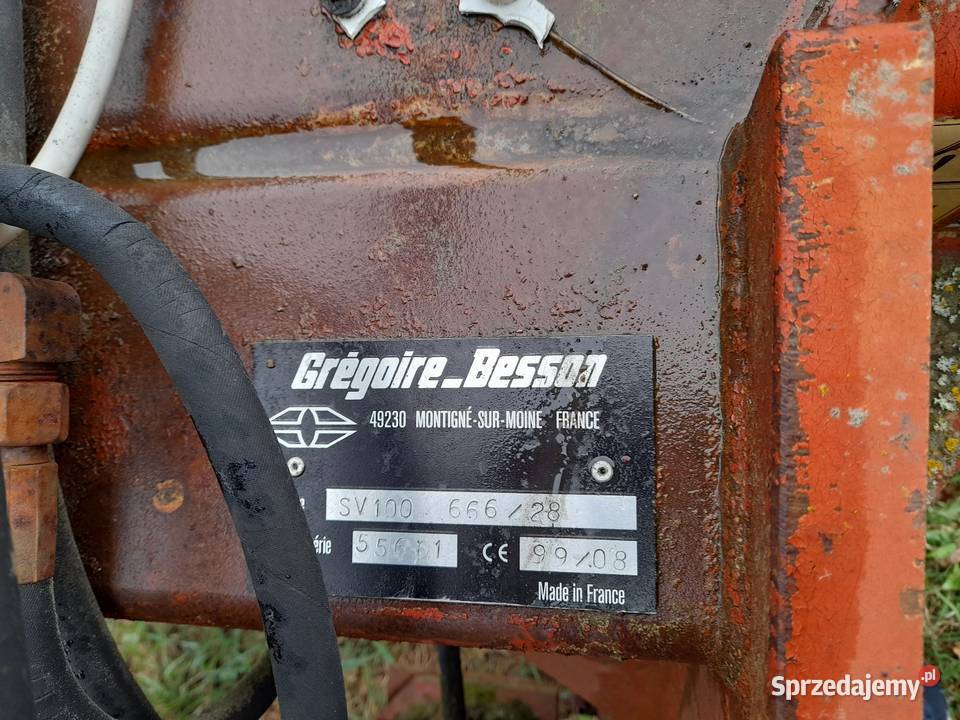 Brona talerzowa talerzowka układ V ciagana