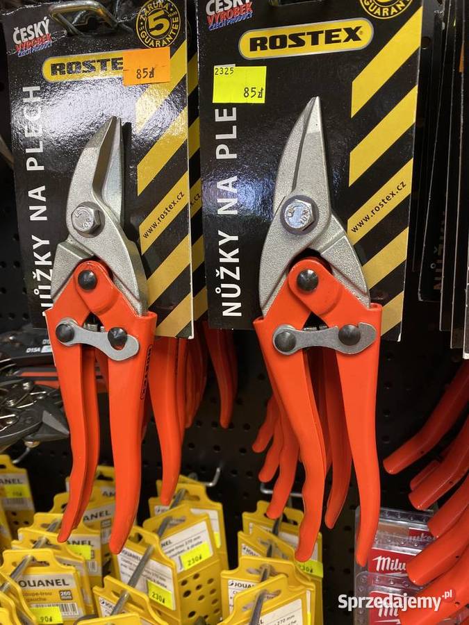 Nożyce do blachy ROSTEX małe prawe 2325 małopolskie