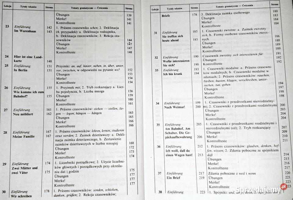 Samouczek języka niemieckiego I Wierzbicka T Pozostałe Chełm