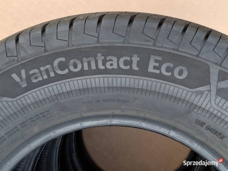 OPONY LETNIE CONTINENTAL 21575R16C VANCONTACT lato Bieleń sprzedam