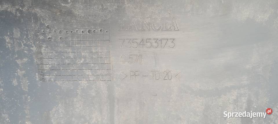 LANCIA DELTA III SPOILER DOKŁADKA ZDERZAKA TYŁ Ruda Śląska