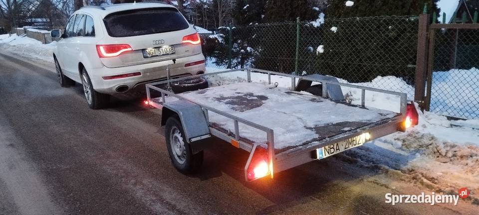 Przyczepka platforma RYDWAN kat B do wynajęcia warmińsko-mazurskie Miłki