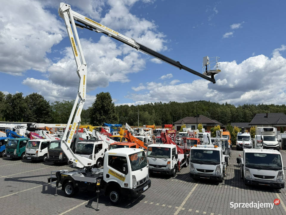 Nissan Cabstar Podnośnik Koszowy 24m Palfinger manualna świętokrzyskie Widełki sprzedam