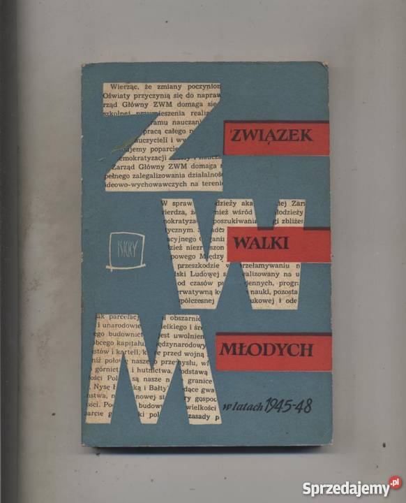 Związek Walki Młodych w latach 194548 Szczecin sprzedam
