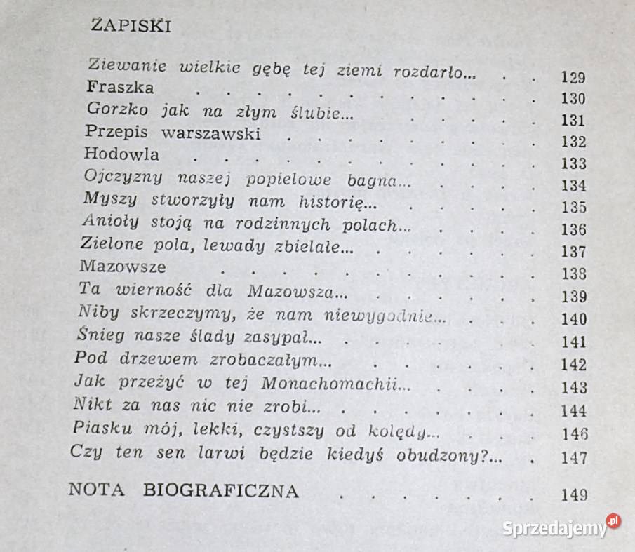 Poezje wybrane Ernest Bryll