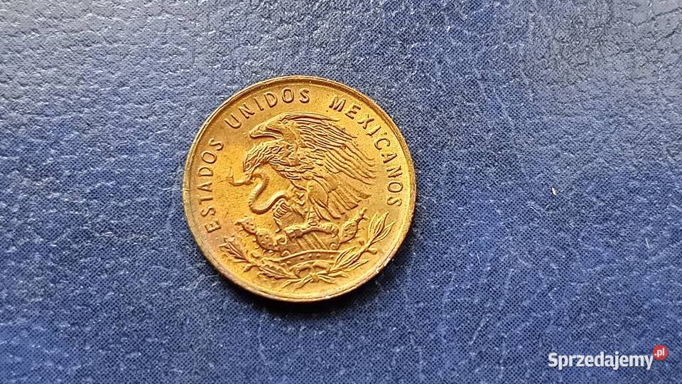 Stare monety 1 centavo 1963 Meksyk mennicza Lesko