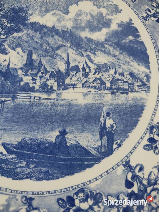 Dwie patery tortownice Grnstadt Edelkeramik dolnośląskie Legnica sprzedam