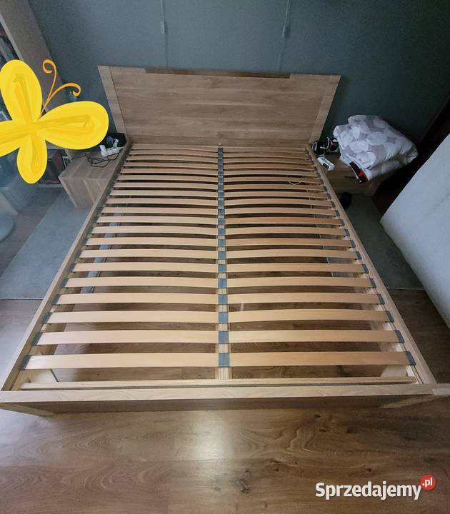 ZESTAW DO SYPIALNI łóżko stelaż materac szafki Bielsko-Biała sprzedam