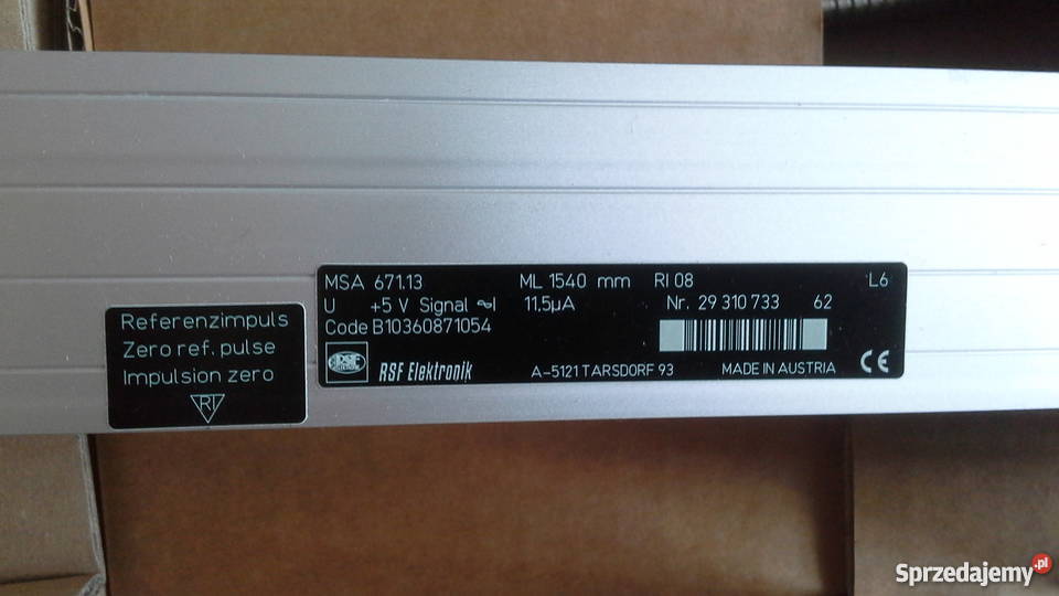 Liniał RSF Elektronik MSA 67113 ML1540mm