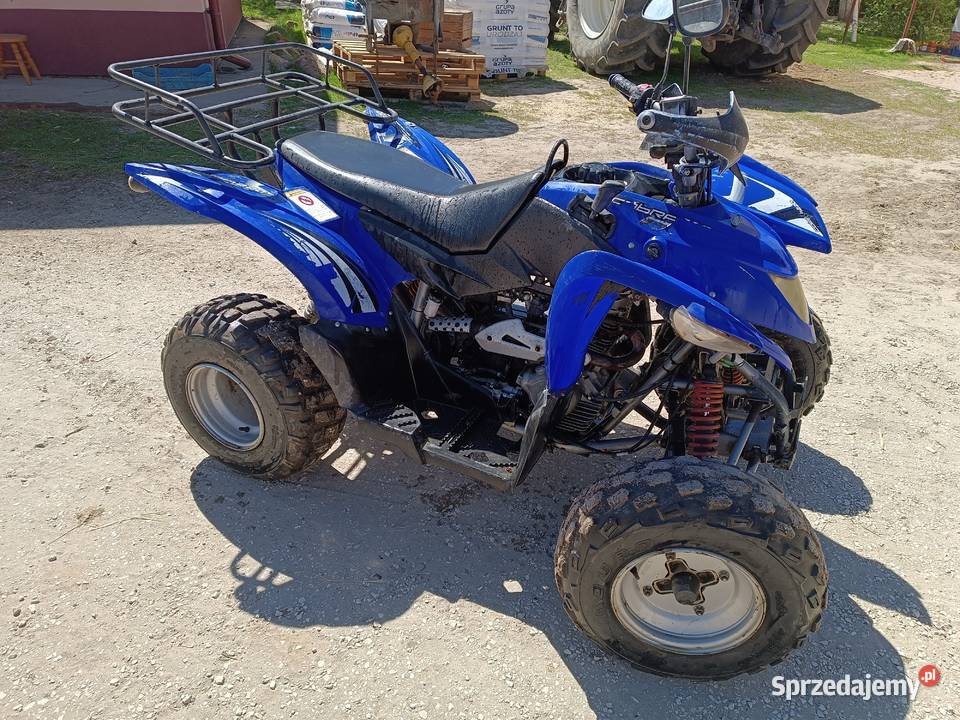 Quad aeon Cobra 220 zarejestrowany uszkodzony Nowy Dzikowiec