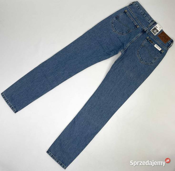 Spodnie męskie Lee Rider Stonewash W28 L32 niebieski małopolskie Kraków sprzedam