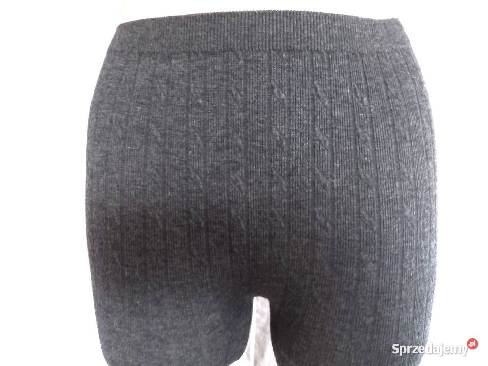 LEGGINSY szare RAJTUZY r 4042 Dzianina stan podlaskie sprzedam