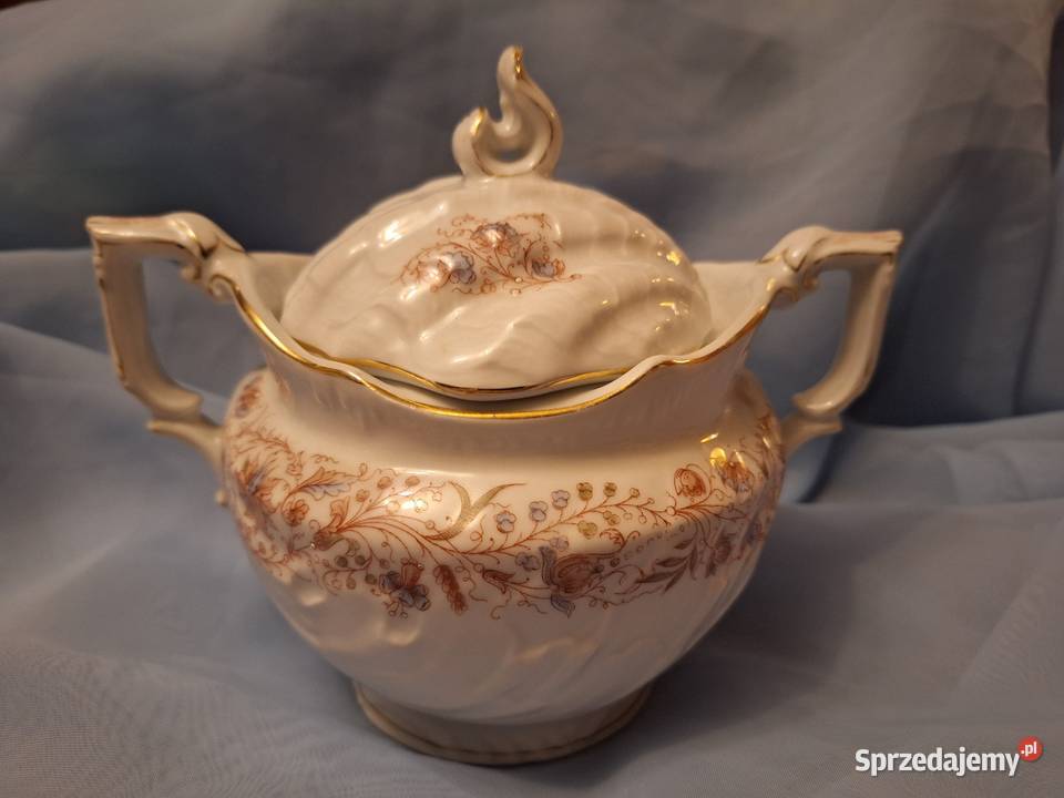Duża cukiernica ok18976r porcelana Wrocław