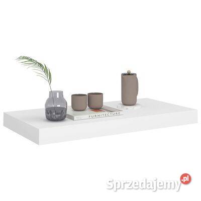 vidaXL Półka ścienna biała 50 x 23 x 38