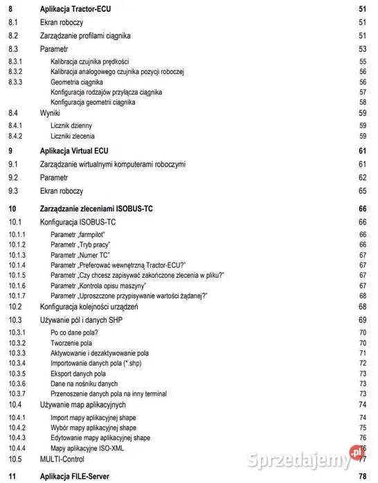 Instrukcja obsługi i montażu TOUCH 800 Horsch Zduńska Wola
