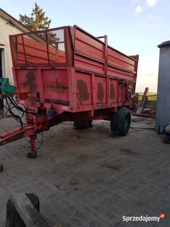 Przyczepa objętościowa rozrzutnik obornika kujawsko-pomorskie