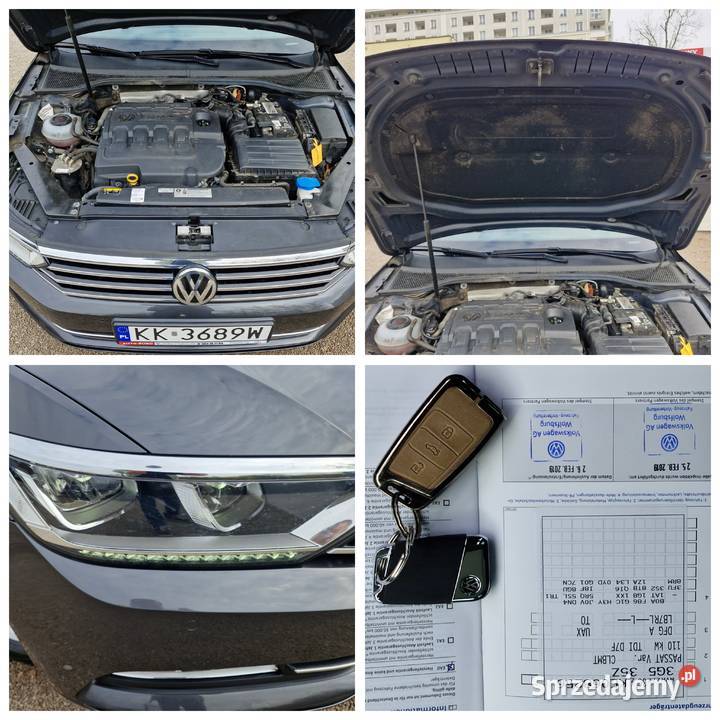 20 TDI 150 automat serwisie bogata wersja asystent pasa ruchu małopolskie Kraków