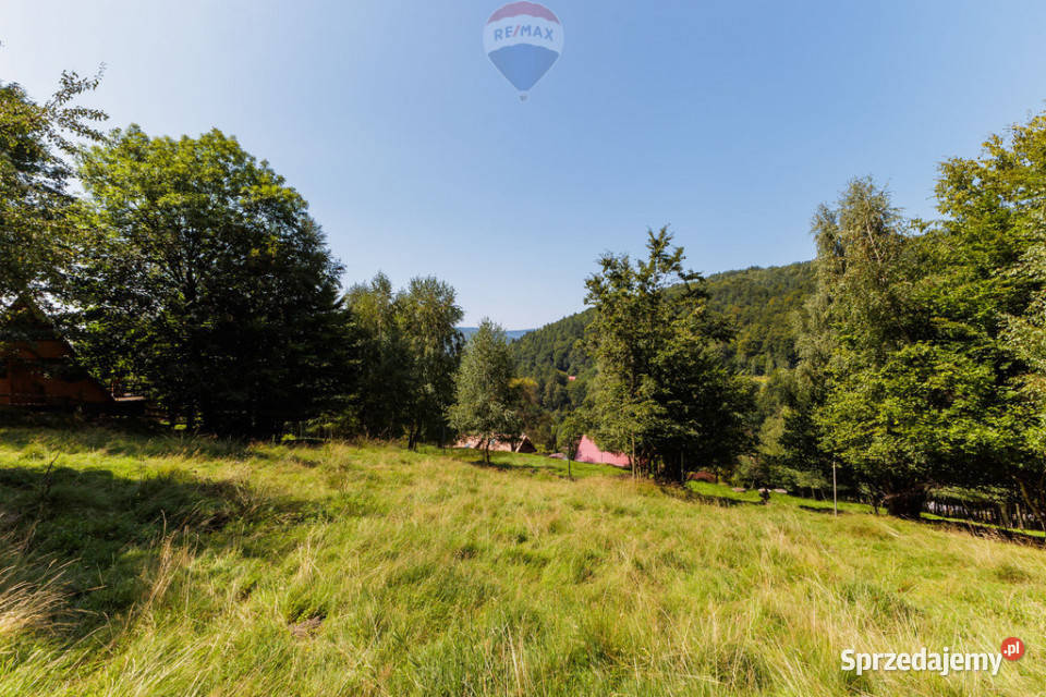 Działka z widokiem na góry Międzybrodzie Międzybrodzie Żywieckie