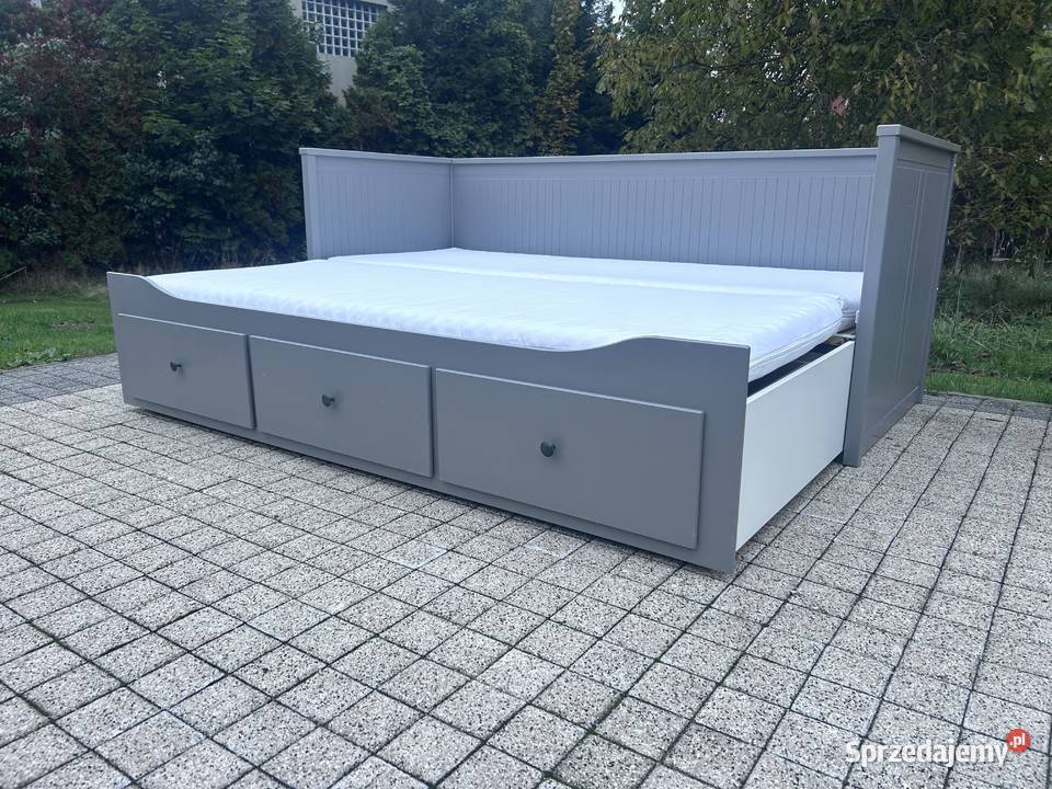 IKEA HEMNES Łóżko Leżanka z 3 szufladami 2