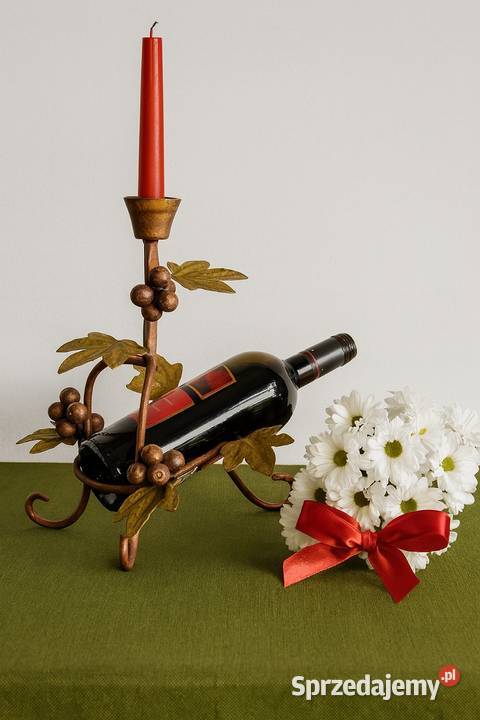 STOJAK NA WINO i Świecznik dwa w jednym Wrocław