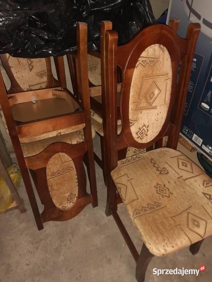 Krzesła 6 sztuk Krzesła Skierniewice sprzedam