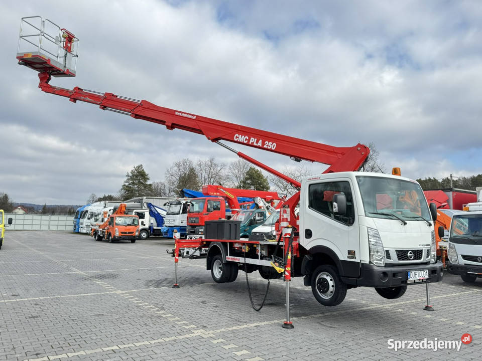Nissan Cabstar Podnośnik Koszowy 25m CMC PLA 250 Widełki