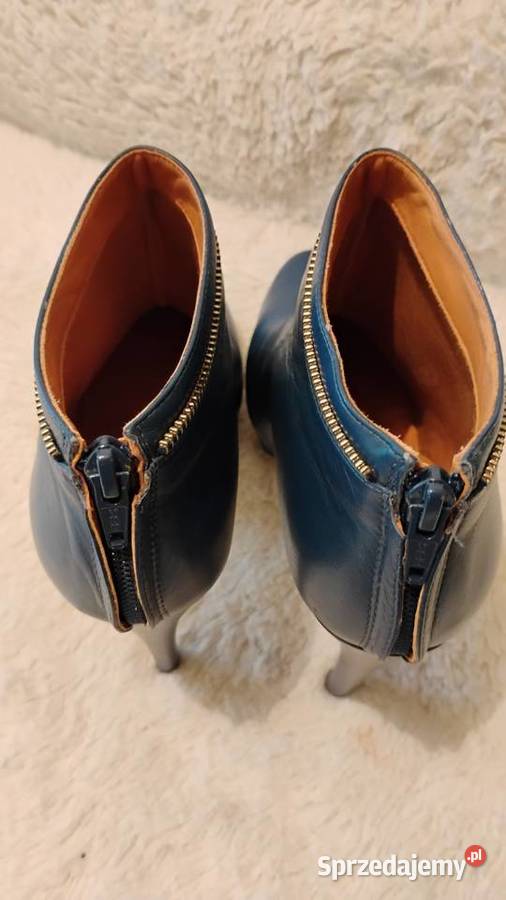 botki na platformie skórzane damskie skóra Grudziądz