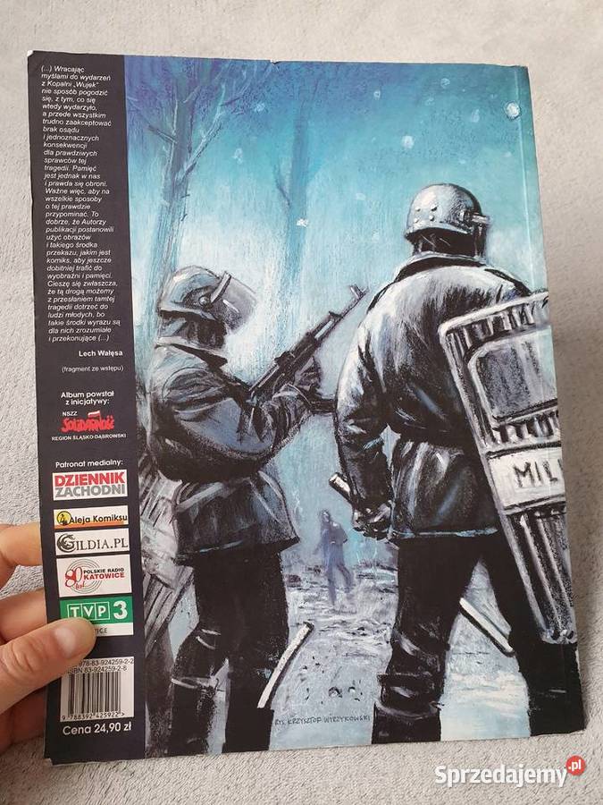 1981 Kopalnia Wujek komiks ze wstępem Lecha