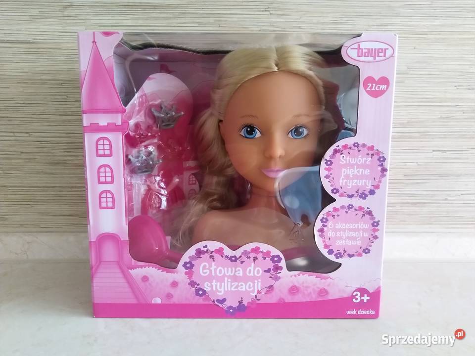 NAJTANIEJ Głowa Do Stylizacji 21 Akcesoria 3 lata+ Dla Dziecka śląskie Zabrze