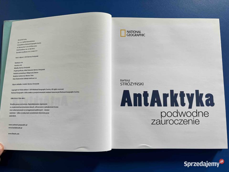 Książka Nurkowa Antarktyka Podwodne Zauroczenie Bytom