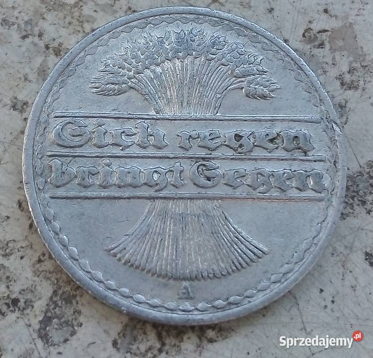 NIEMCY WAIMAR50 PFENNIG1920A ALUMINIUM mazowieckie Legionowo