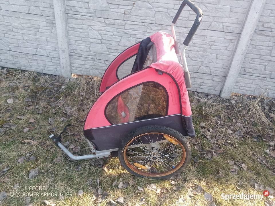Wózek doczepiany do roweru Skopanie