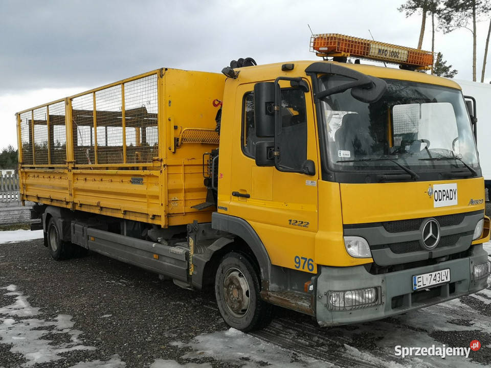 Mercedes Atego 1222L Wywrotka 3 Stronna HDS Hiab Samochody ciężarowe Daleszyce sprzedam