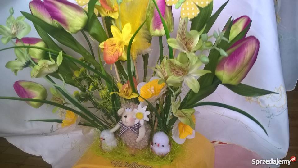 stroik baranek kurczak Wielkanoc tulipan prezent Sierpc