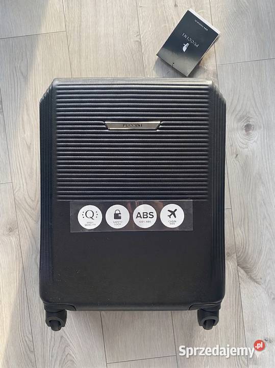 Walizka Puccini czarna Wodzisław Śląski