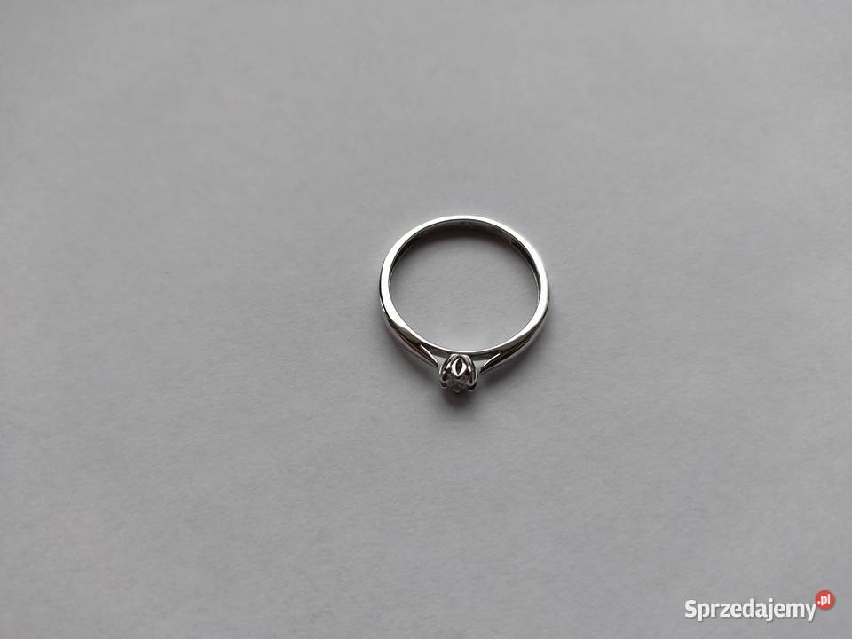 Pierścionek WKruk ZNNPB10B złoty z brylantem Lubliniec