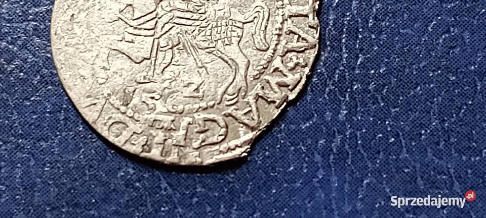 Stare monety Półgrosz 1562 Wilno Polska Zygmunt Lesko