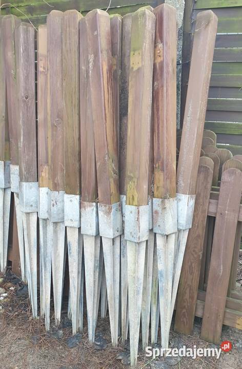 Sprzedam płotek Drewniany kotwy belki furtka