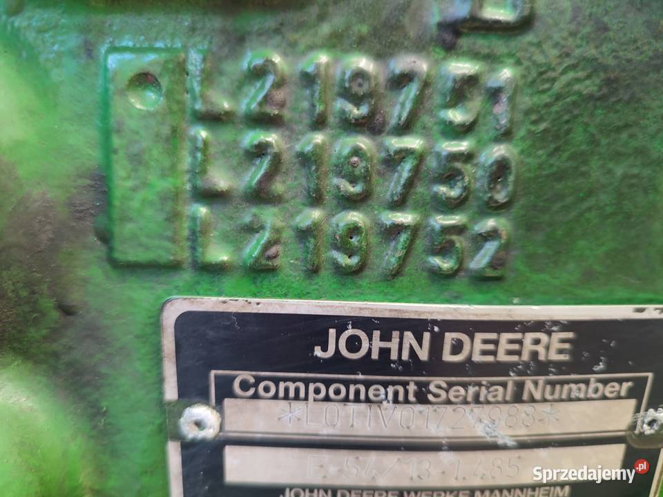 Dyferencjał 13x54 E54131485 John Deere 6155R Wilkowo