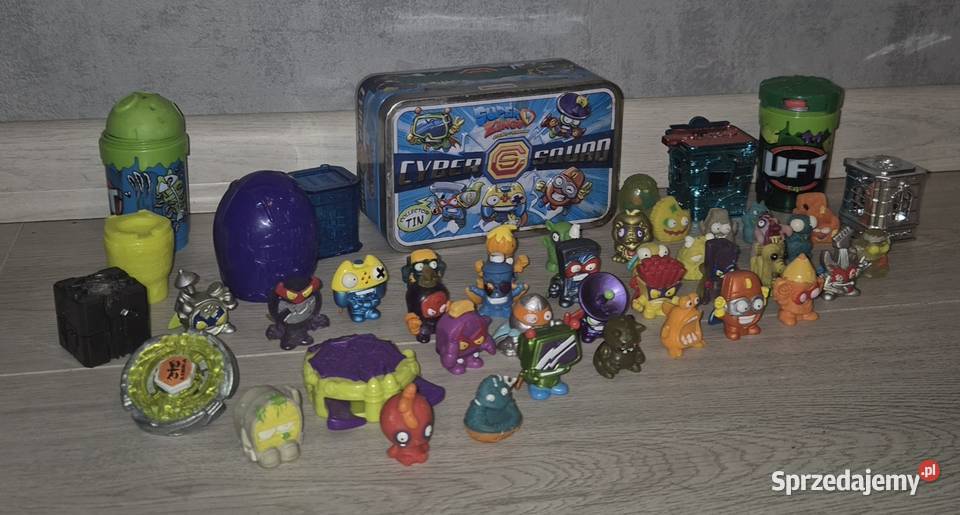 Figurki zestaw Super Zings Śmieciaki puszka Łódź