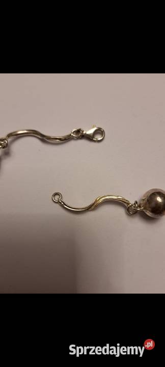 Naszyjnik srebrny z kulkami Naszyjniki