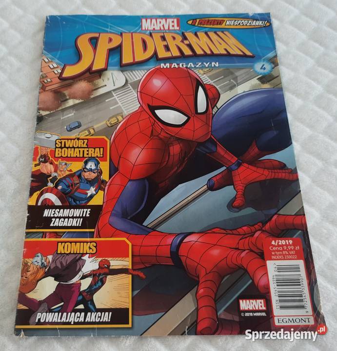 Marvel SpiderMan Magazyn 42019 Egmont Książeczki Czeladź