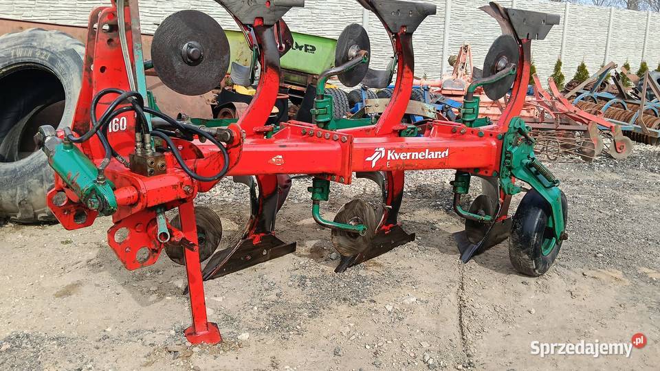 Pług kverneland 3skiby skiby 16 f 160 Nowa Karczma sprzedam