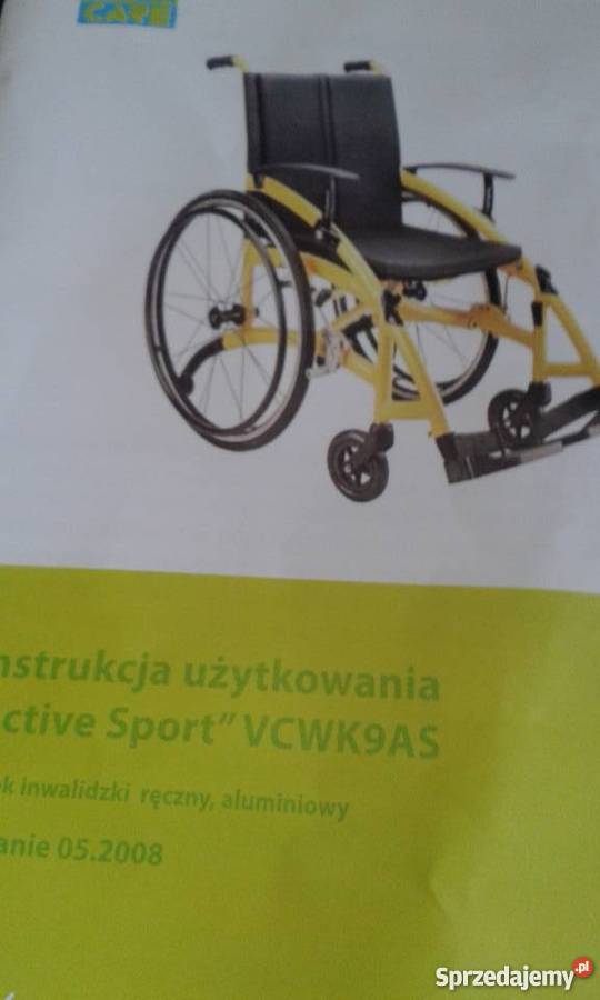 Wózek inwalidzki ACTIVE SPORT VCWK9AS podkarpackie Rzeszów