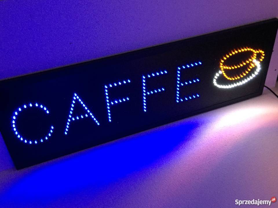 Szyld neon reklama LED 90x25 NOWA producent Pozostałe Pomiechówek sprzedam
