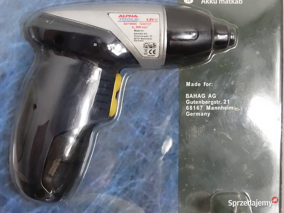 Nowy wkrętak akumulatorowy Alpha Tools 48V Wiertarki i wkrętarki Biłgoraj