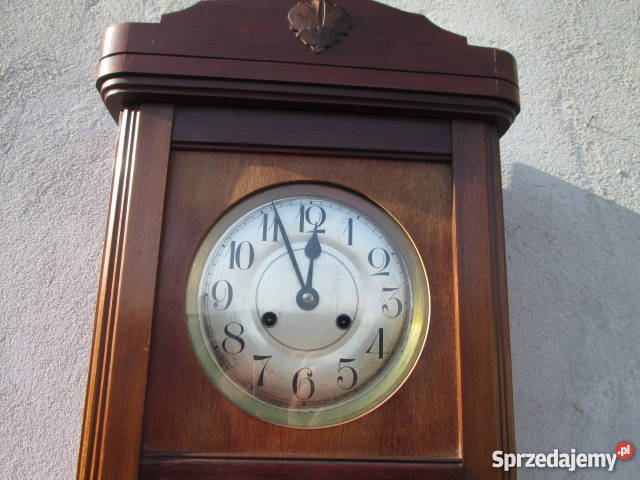 Zegar ścienny orzech antyk Gliwice