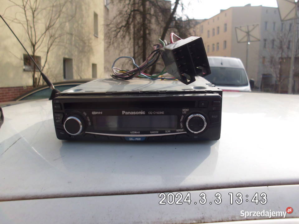 Panasonik radio samochodowe sprawne Szczecin